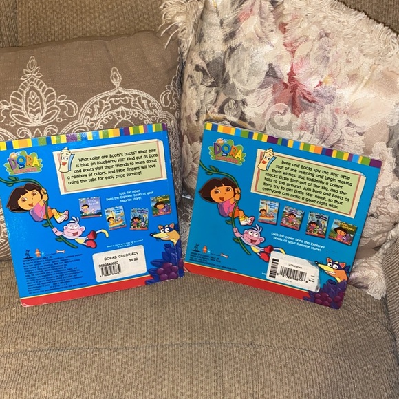 💜💛🩷NWT Nick Jr. Dora the Explorer Little Star & Dora’s Color Adventure - Picture 2 of 4